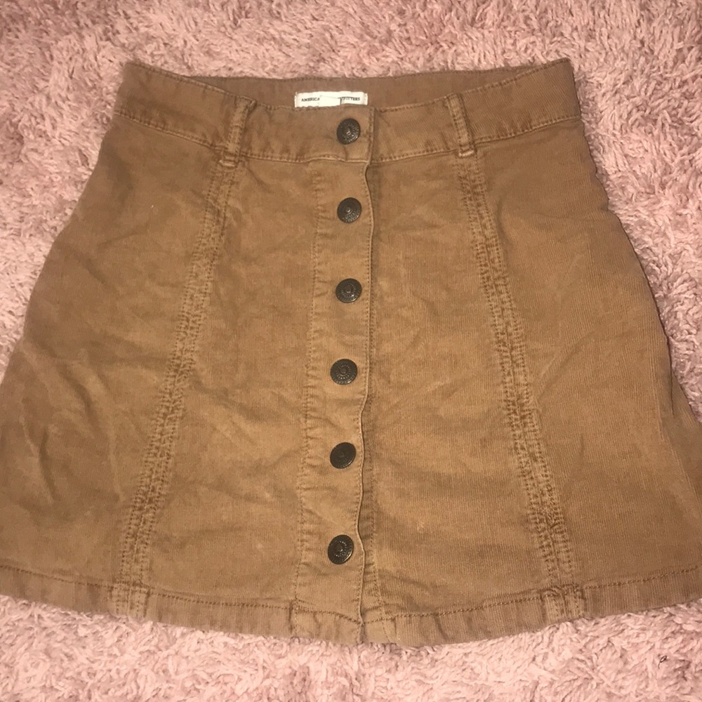 Button Up Fall Skirt